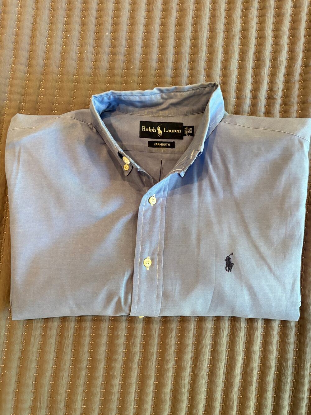 Ralph Lauren Yarmouth Blue Oxford Shirt – Men’s 15.5 34/35